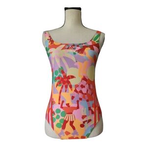 Adidas x‎ FARM Rio Women’s Size 0 Swimsuit One Piece Pearl Citrine